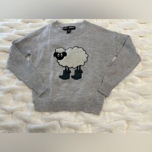 Vintage Polly & Esther Fluffy Lamb in Green Boots: Your new Favorite Sweater